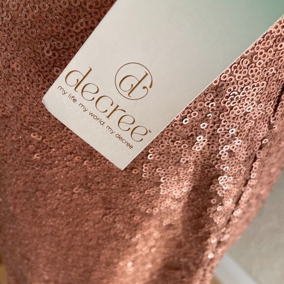Decree Shimmering Gold Mini Skirt - Picture 9 of 14